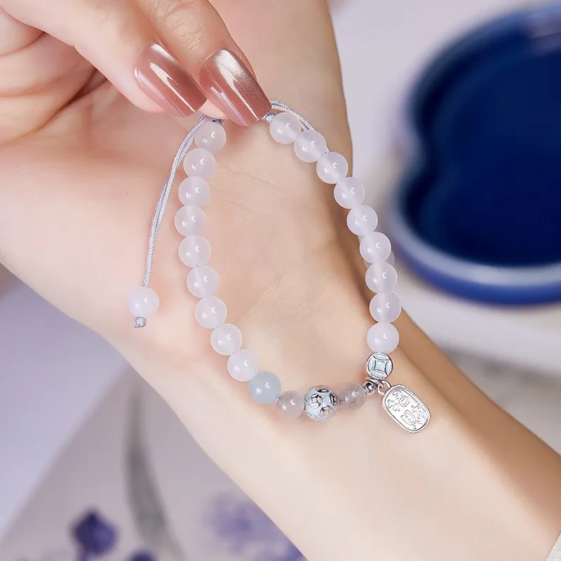 Lao Feng Xiang Chalcedony Bracelets Women's-3