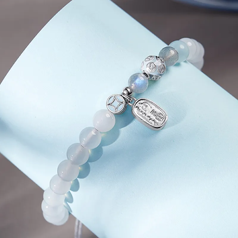 Lao Feng Xiang Chalcedony Bracelets Women's-4