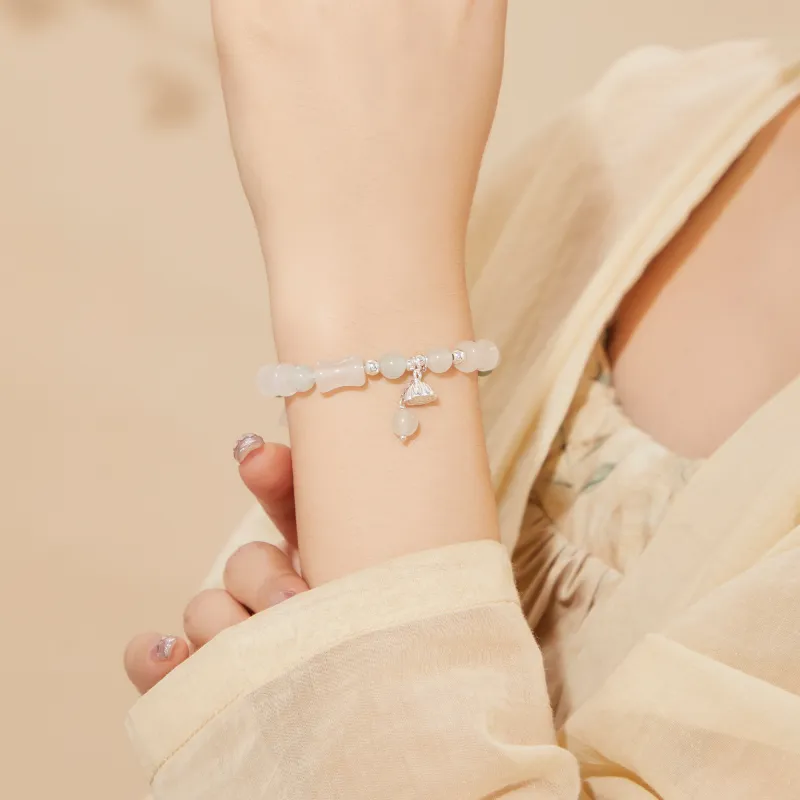Lao Feng Xiang Tianshan Jade Bracelets Women's-6