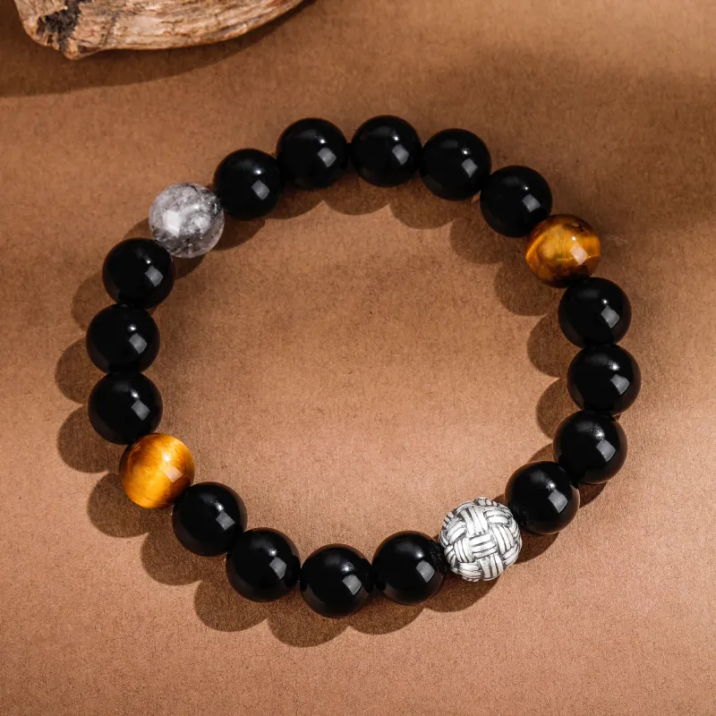 Lao Feng Xiang Obsidian Bracelets Men's-3