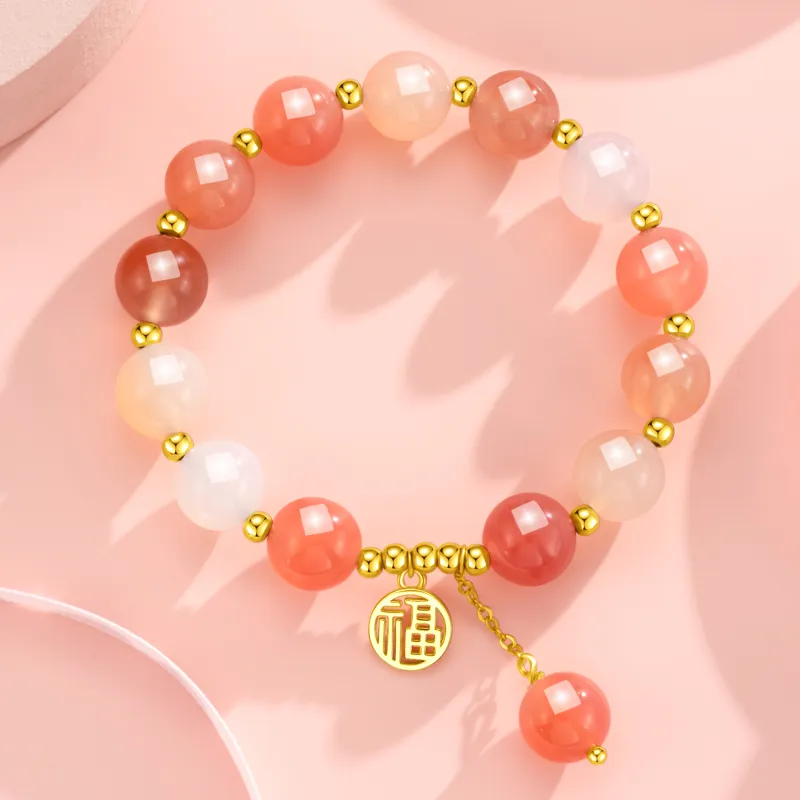Lao Feng Xiang Agate Bracelets Women's-1