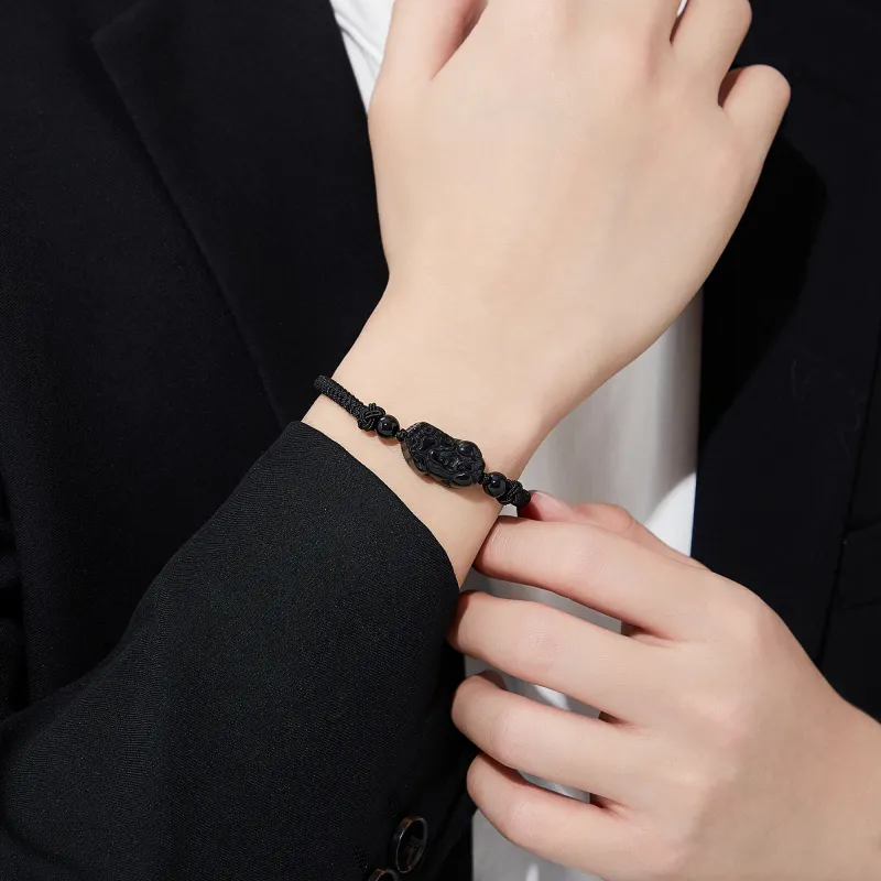 Lao Feng Xiang Chalcedony Bracelets Unisex-2