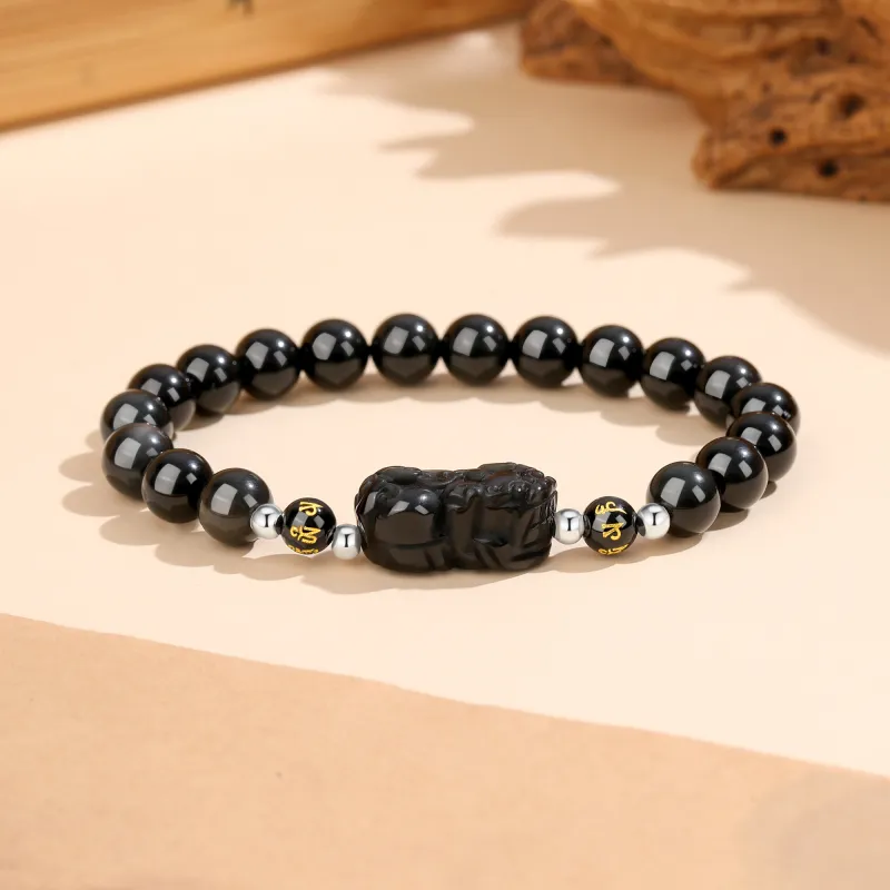 Lao Feng Xiang Obsidian Bracelets Unisex-9