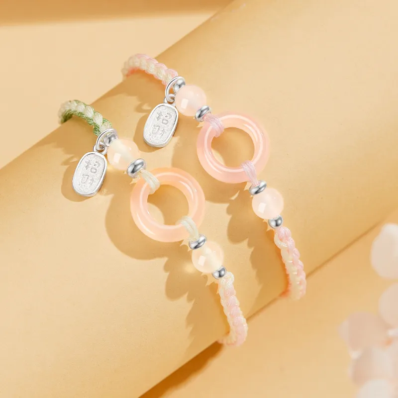 Lao Feng Xiang Chalcedony Bracelets Unisex-1