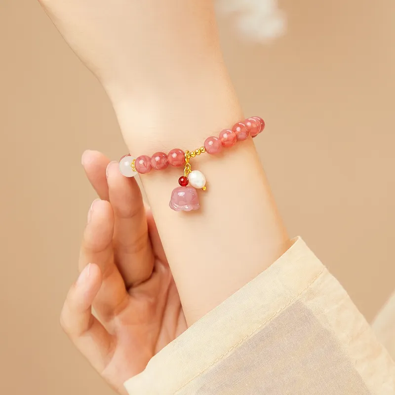 Lao Feng Xiang Agate Jade Bracelets Women's-2