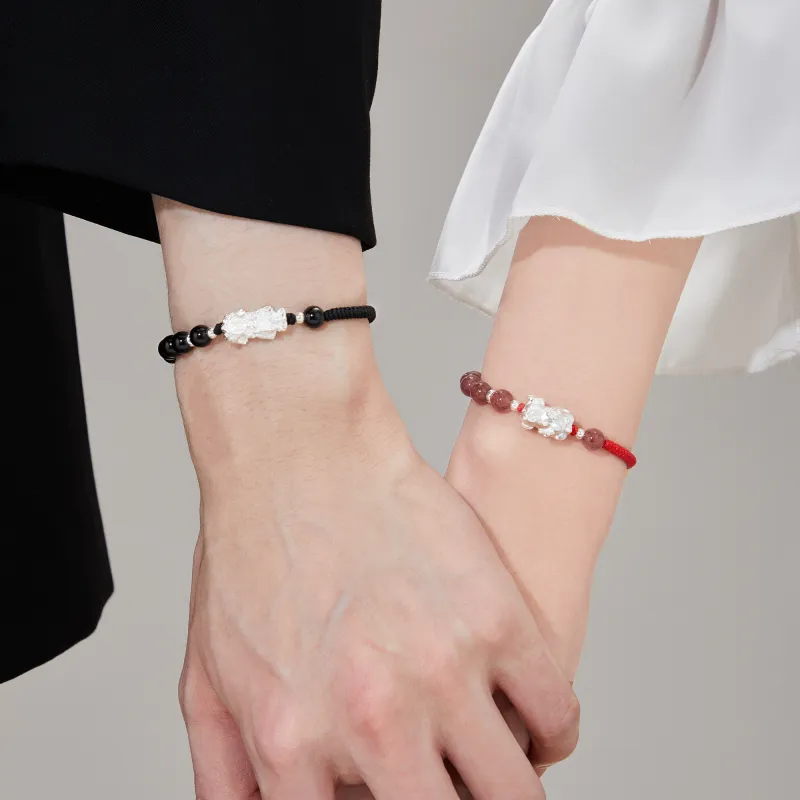 Lao Feng Xiang Agate Bracelets Unisex-13