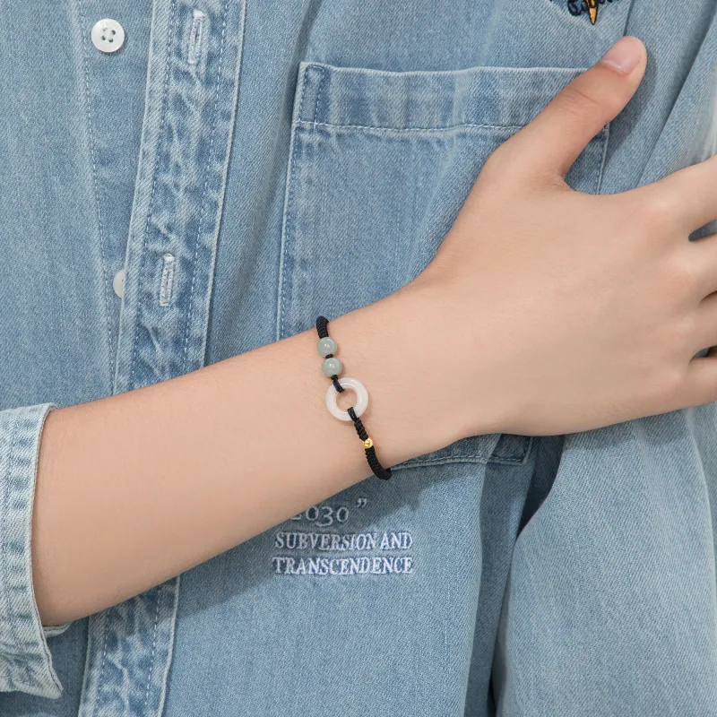Lao Feng Xiang Agate Bracelets Unisex-17