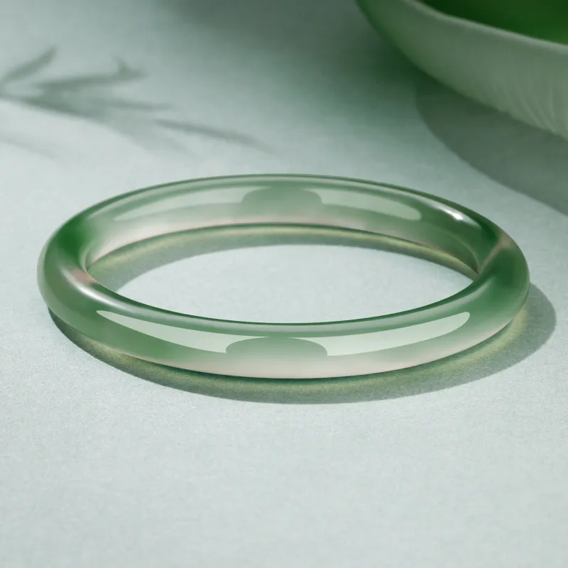 Lao Feng Xiang Chalcedony Jade Bangles Women's-5
