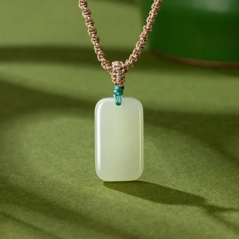 Lao Feng Xiang Necklaces Green Jade Women's-2