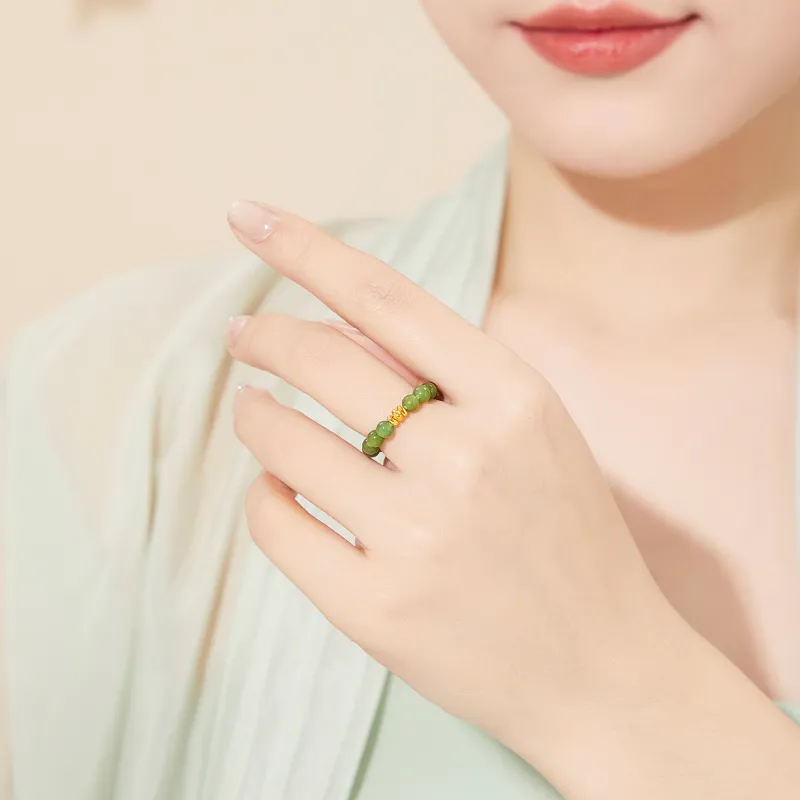 Lao Feng Xiang Rings Jasper Women's-6