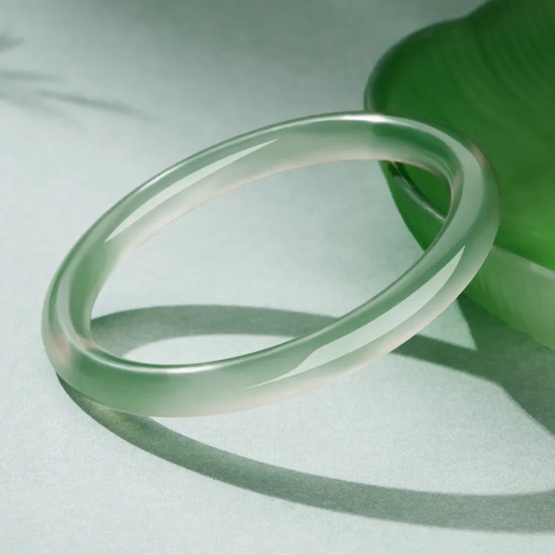 Lao Feng Xiang Chalcedony Jade Bangles Women's-3