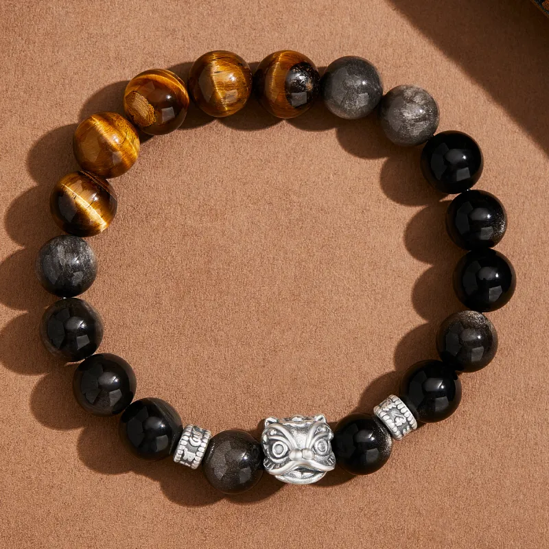 Lao Feng Xiang Obsidian Bracelets Men's-1