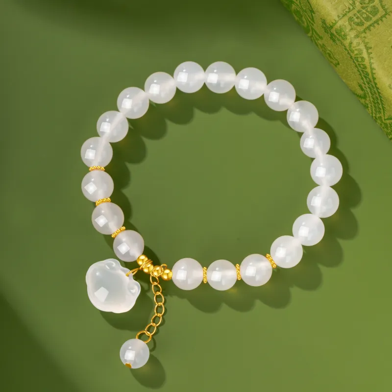 Lao Feng Xiang Chalcedony Bracelets Women's-6