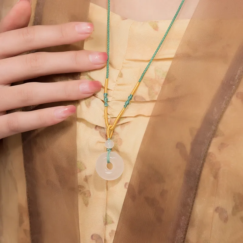 Lao Feng Xiang Chalcedony Necklaces Women's-2