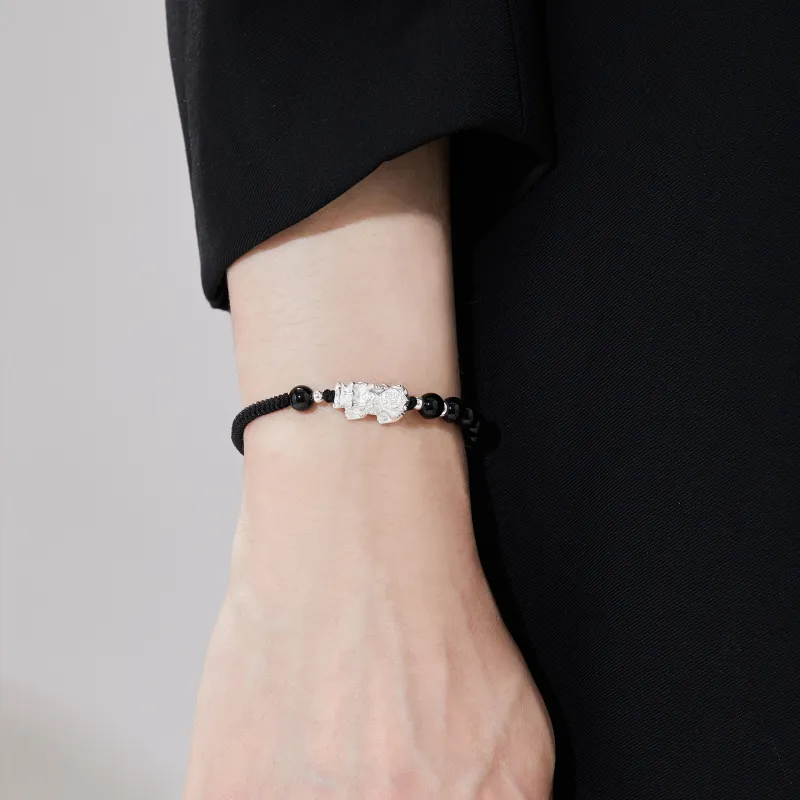 Lao Feng Xiang Agate Bracelets Unisex-8