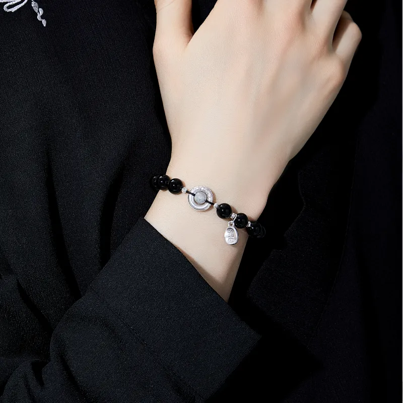 Lao Feng Xiang Agate Bracelets Unisex-7