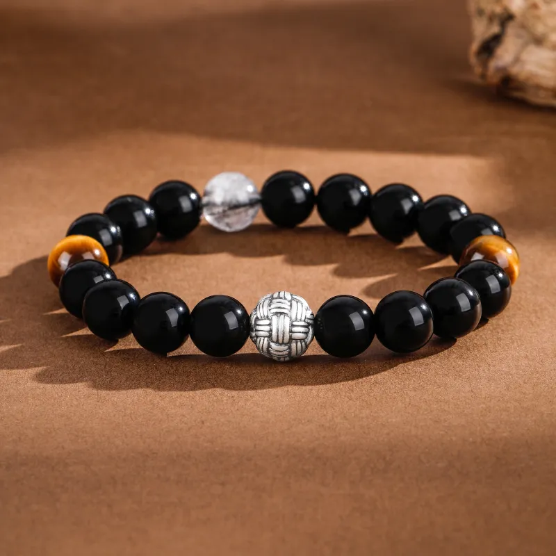 Lao Feng Xiang Obsidian Bracelets Men's-1