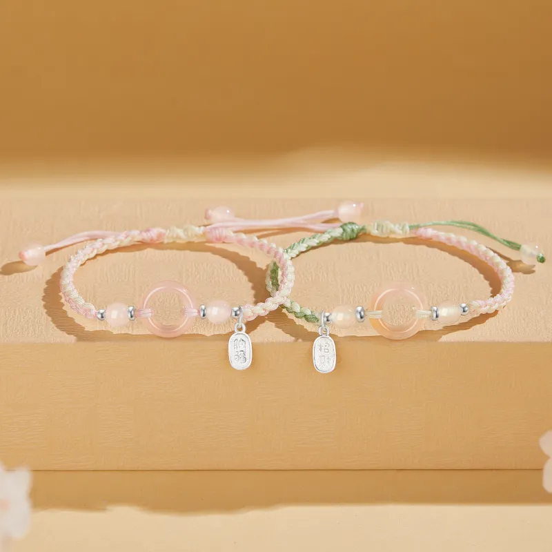 Lao Feng Xiang Chalcedony Bracelets Unisex-3