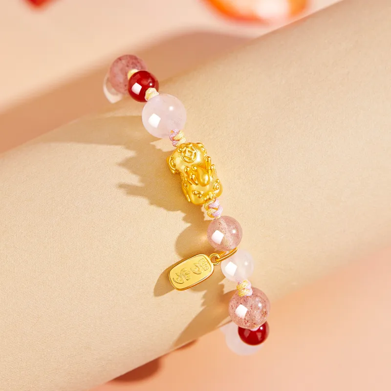 Lao Feng Xiang Agate Bracelets Women's-4