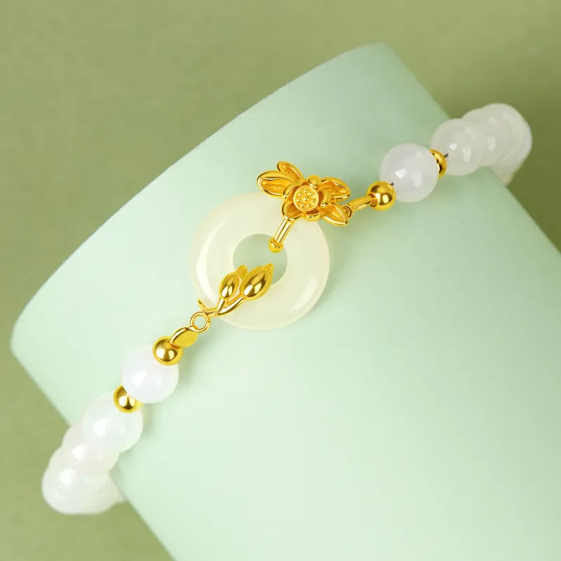 Lao Feng Xiang Chalcedony Bracelets Women's-1