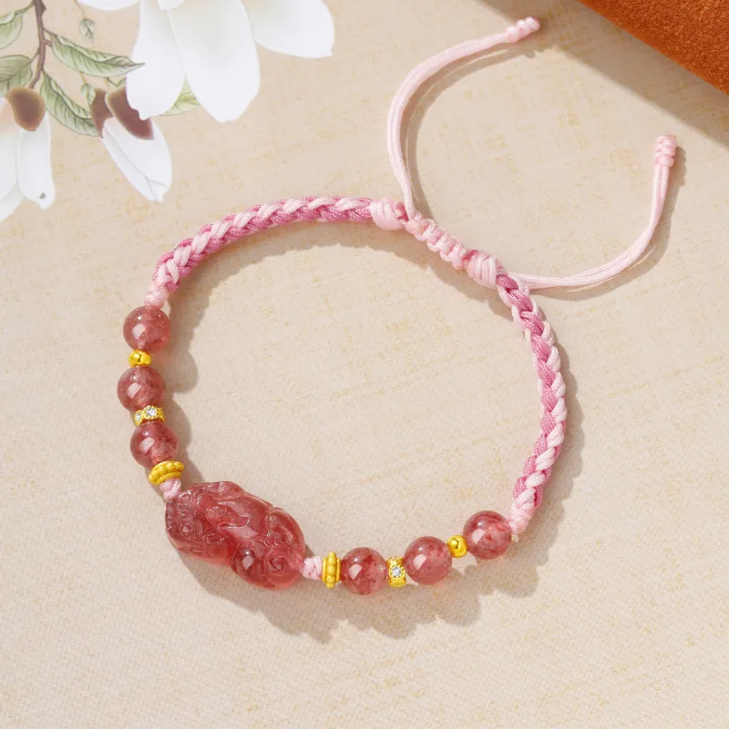Lao Feng Xiang Obsidian Bracelets Unisex-6