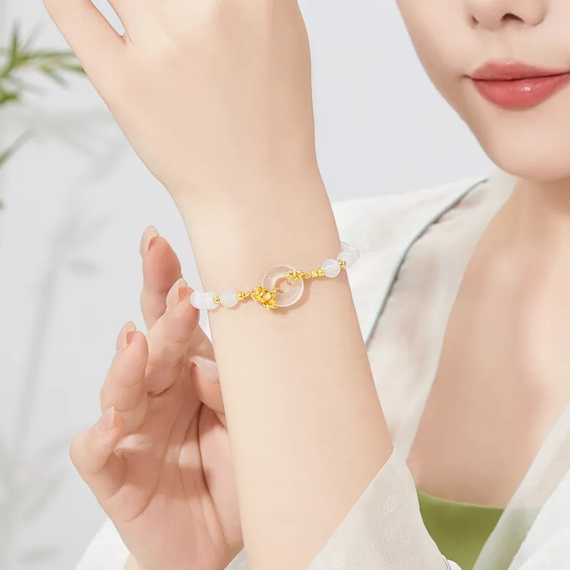 Lao Feng Xiang Chalcedony Bracelets Women's-6