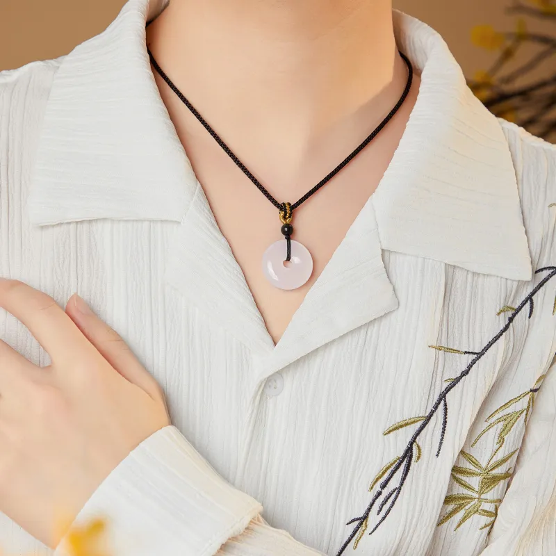 Lao Feng Xiang Chalcedony Necklaces Women's-1