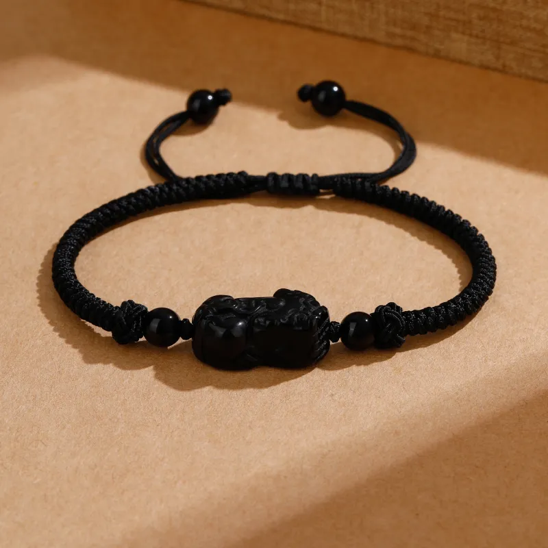 Lao Feng Xiang Chalcedony Bracelets Unisex-3