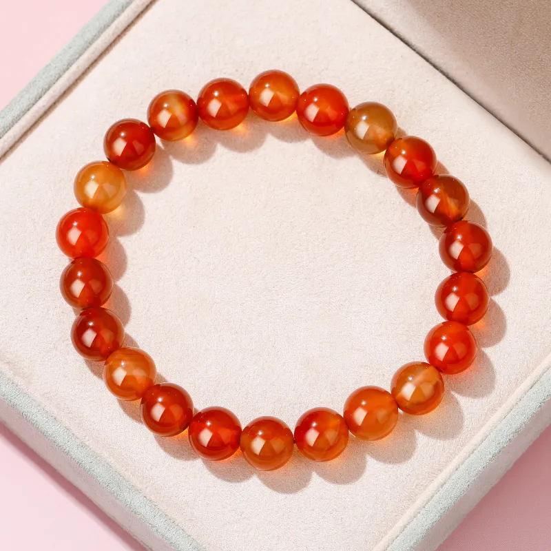 Lao Feng Xiang Natural Chalcedony Bracelets Women's-7