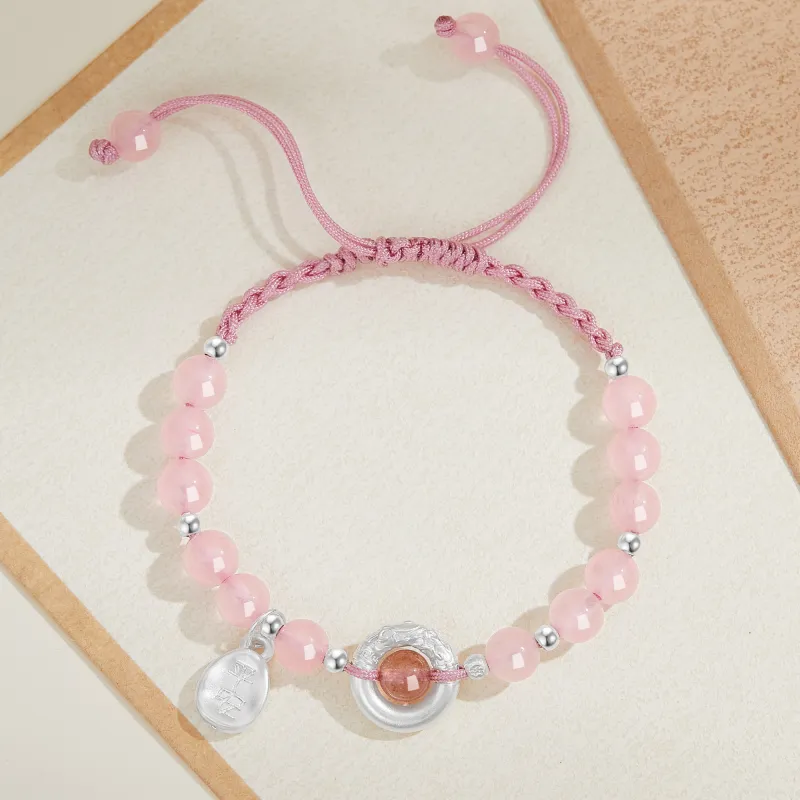 Lao Feng Xiang Agate Bracelets Unisex-4