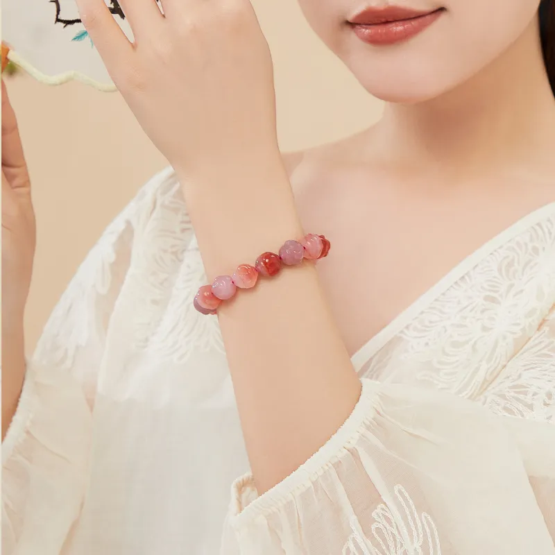 Lao Feng Xiang Agate Bracelets Women's-1