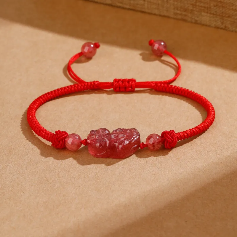 Lao Feng Xiang Chalcedony Bracelets Unisex-7