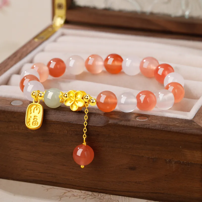 Lao Feng Xiang Chalcedony Bracelets Women's-3