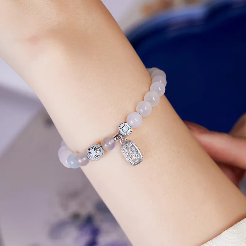 Lao Feng Xiang Chalcedony Bracelets Women's-5