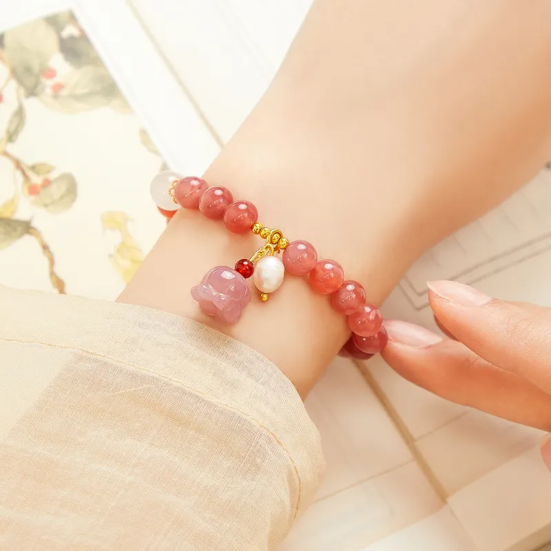 Lao Feng Xiang Agate Jade Bracelets Women's-6