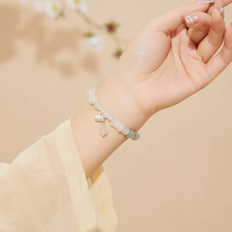 Lao Feng Xiang Tianshan Jade Bracelets Women's-2