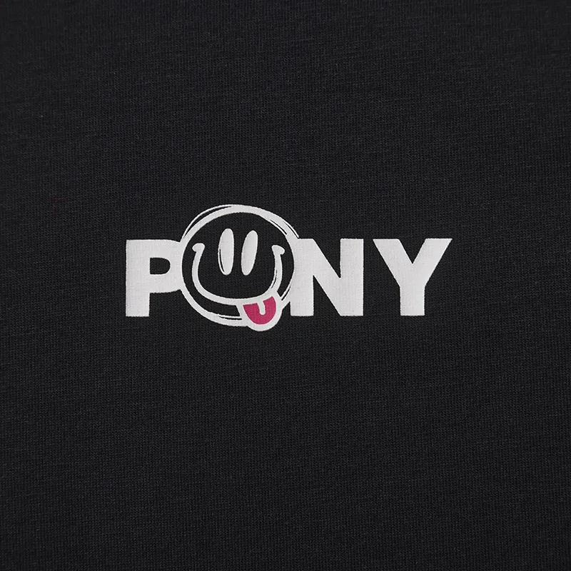 Pony T Shirts Unisex Black-4