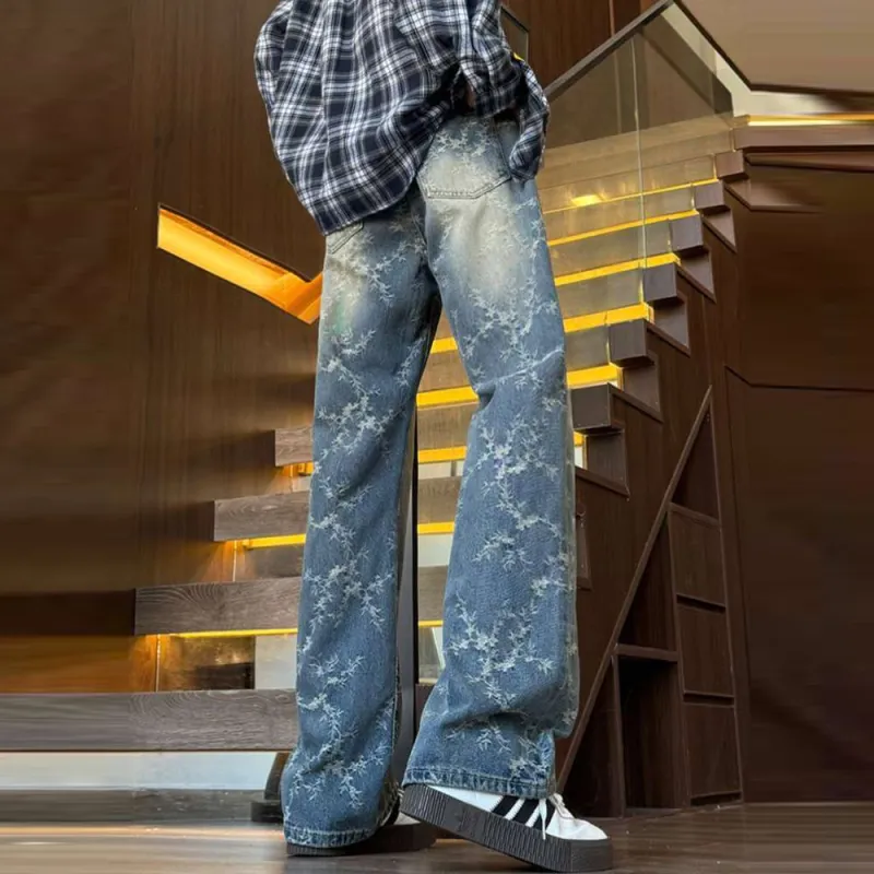 PAINT STAIN Jeans Unisex-9