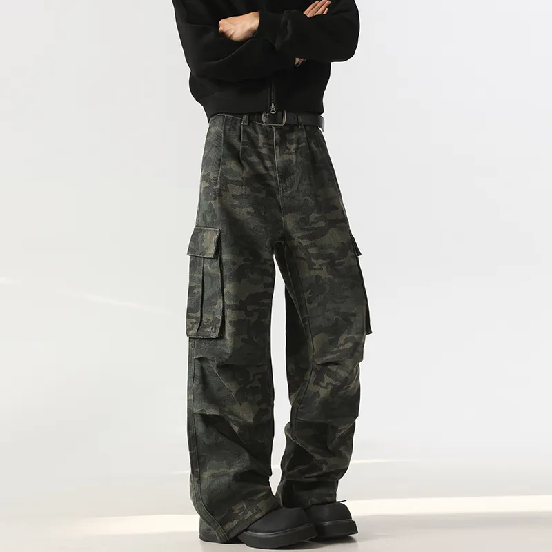 RAMPAGE Jeans Unisex Green Camouflage-3