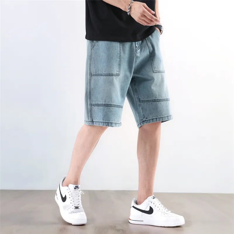 RAMPAGE Denim Shorts Unisex Blue-3