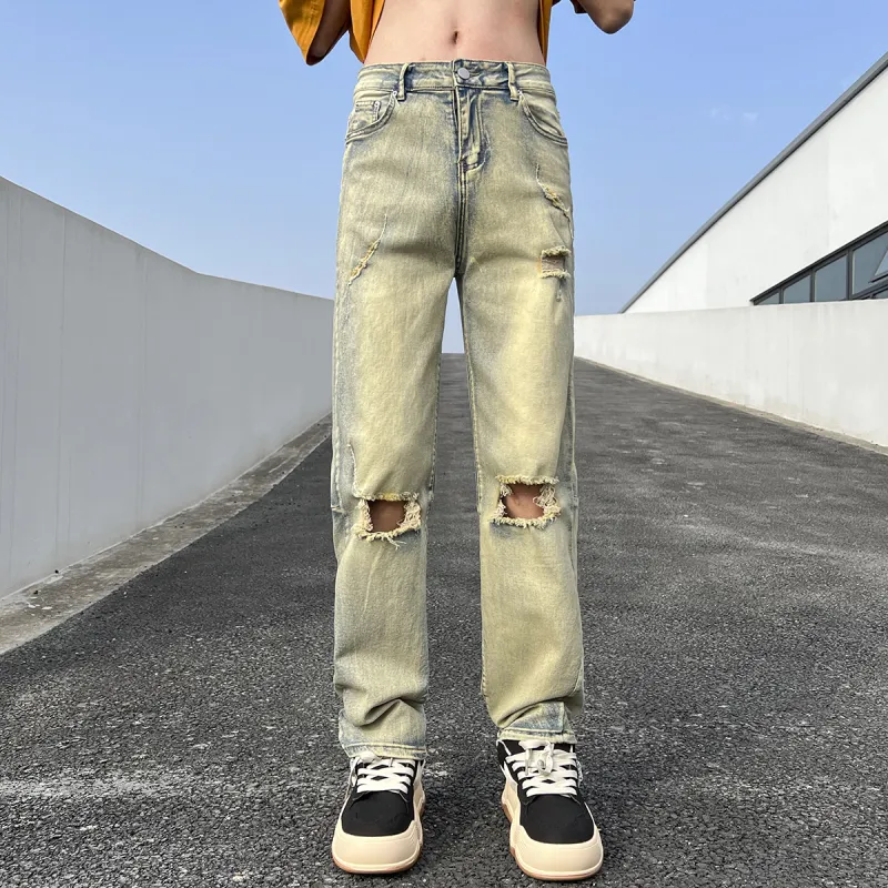 RAMPAGE Jeans Unisex Yellow Mud-4