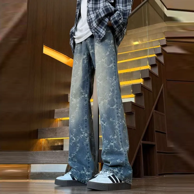 PAINT STAIN Jeans Unisex-8