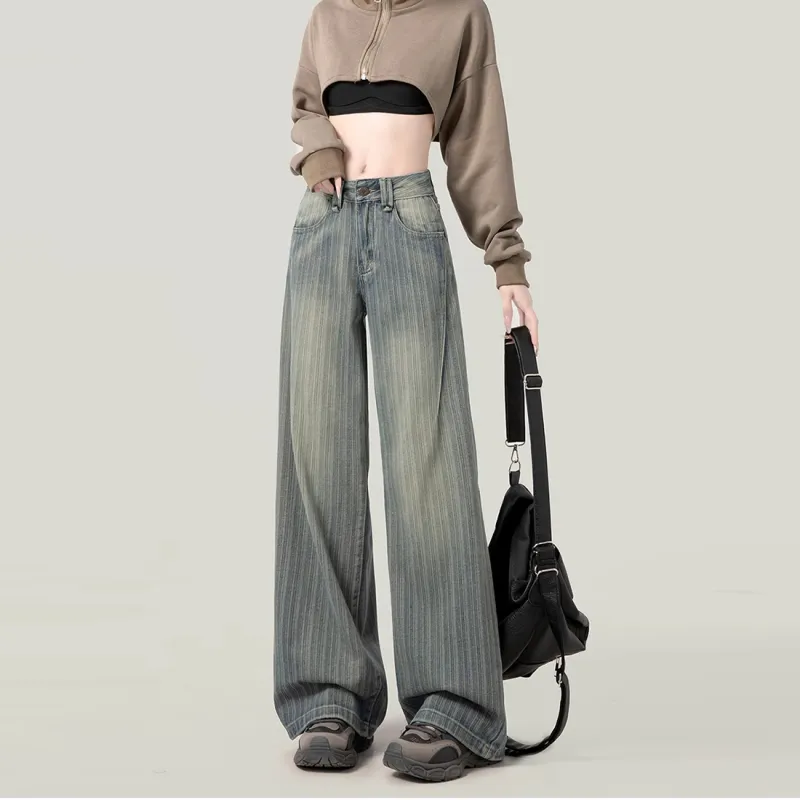 RAMPAGE Jeans Women's Stripe Blue-2