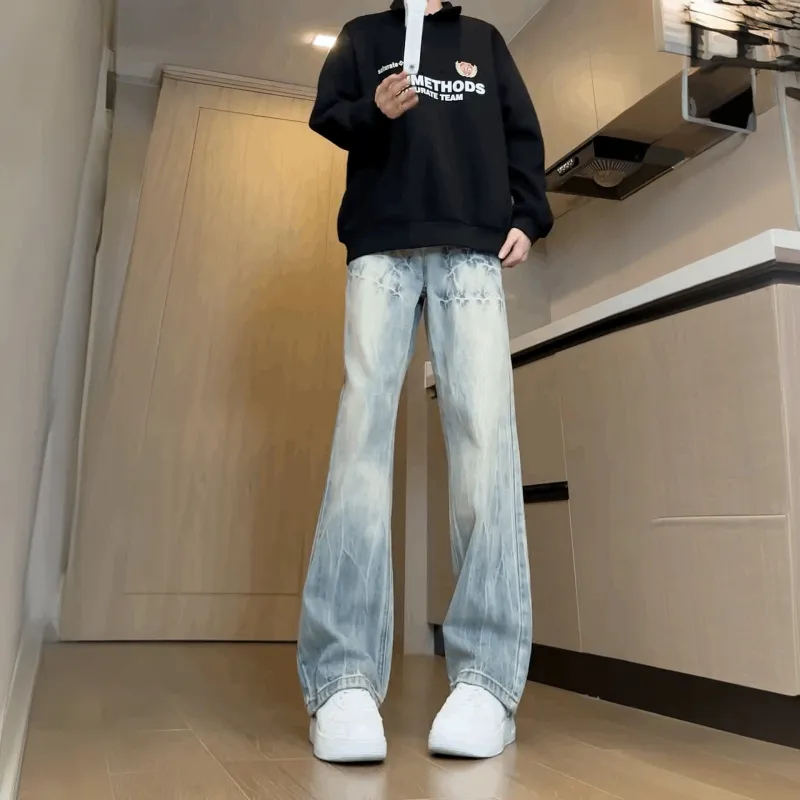 TESTUNG Jeans Unisex Vintage Blue-8