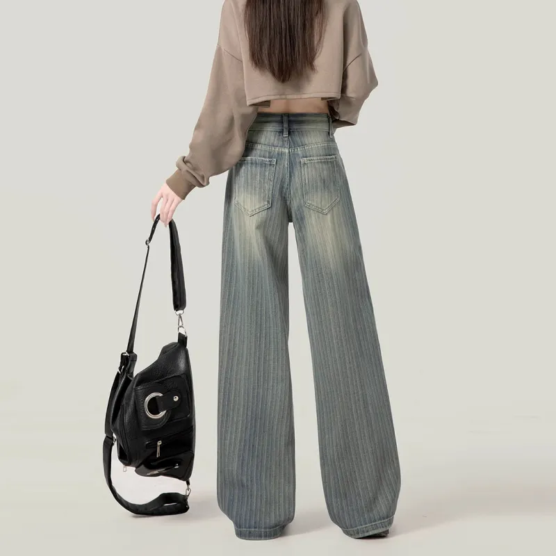 RAMPAGE Jeans Women's Stripe Blue-1