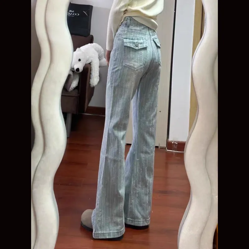 RAMPAGE Jeans Women's Tide Light Pattern Color-3