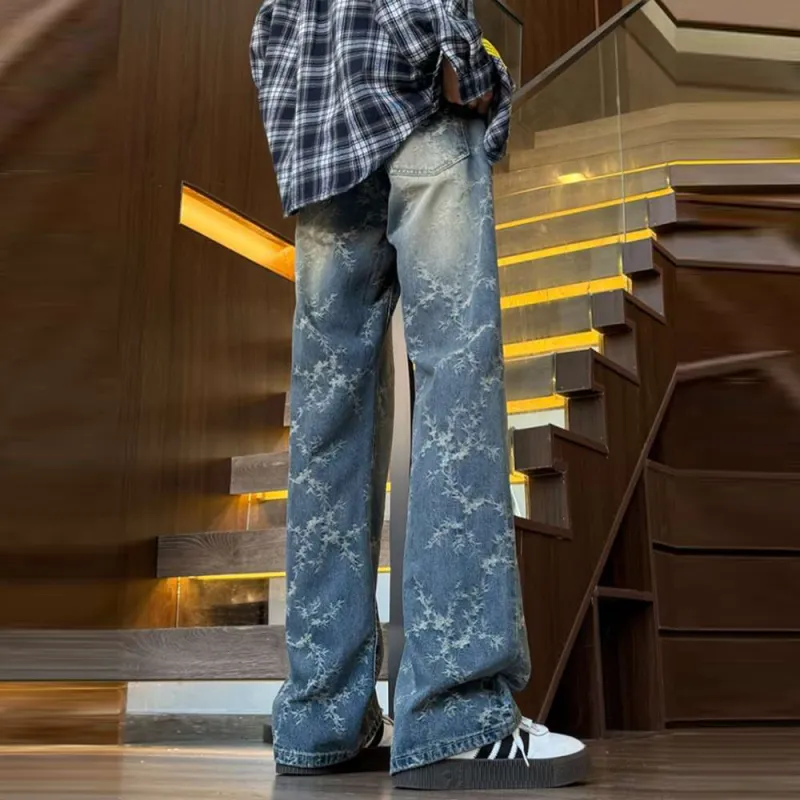 PAINT STAIN Jeans Unisex-7