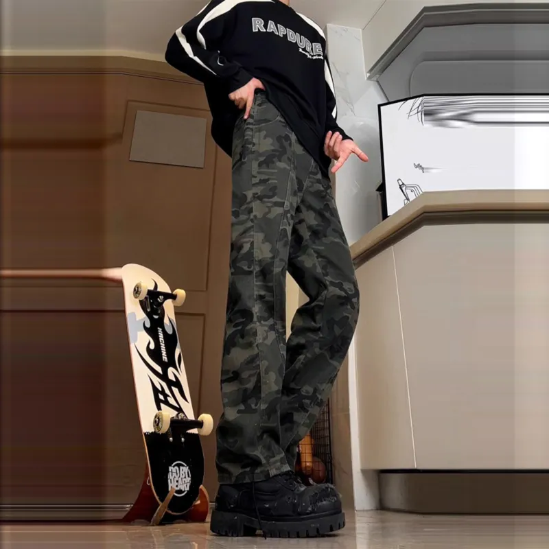 TESTUNG Jeans Unisex Camouflage-2
