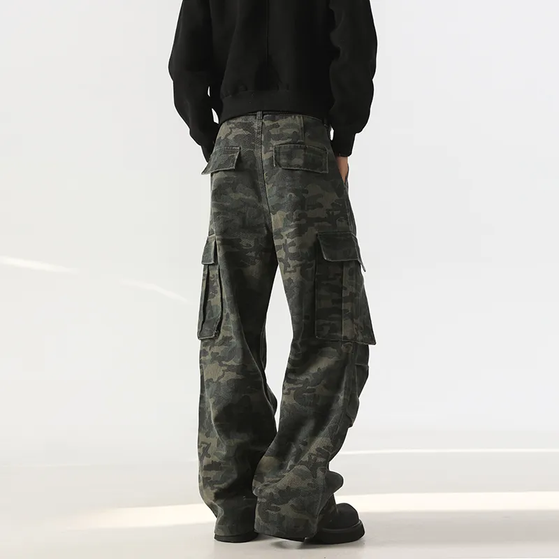 RAMPAGE Jeans Unisex Green Camouflage-4