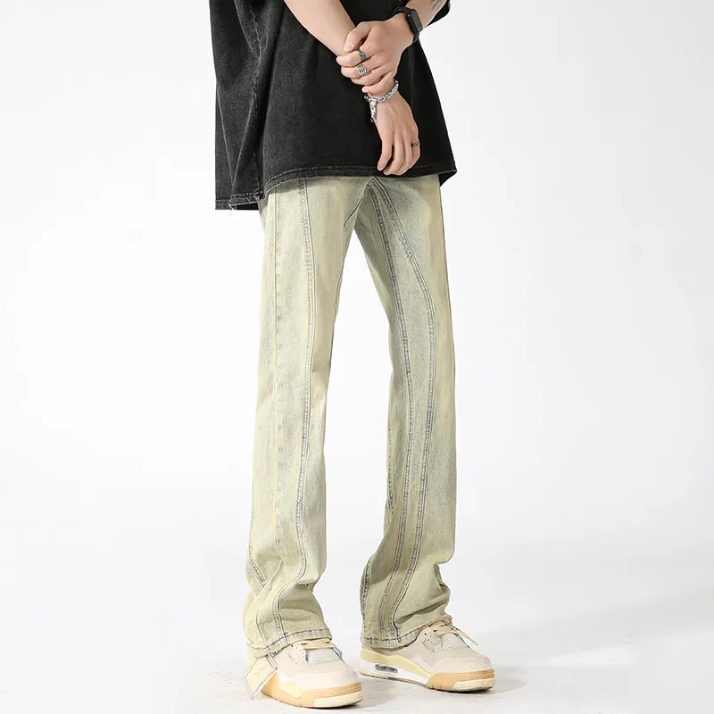 WELTER EXPERIMENT Jeans Unisex Yellow Mud-2